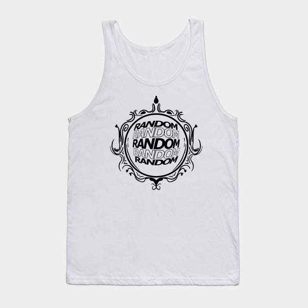 Random distorted text Tank Top by Distortd Feelings